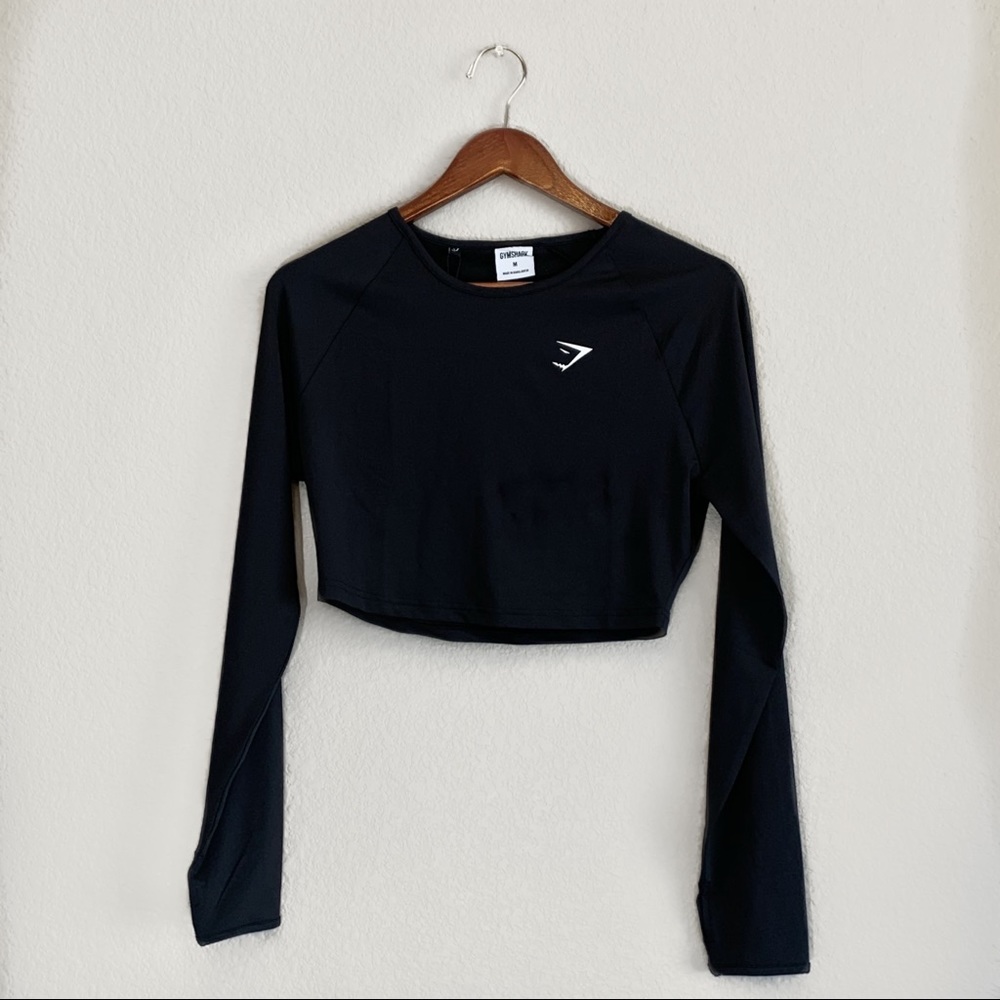 GYMSHARK LONG SLEEVE TRAINING CROP TOP